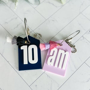 Custom Name Tags For Bags, Backpacks, Sports Teams, Water Bottles, Luggage Label, Nametag, Bag Charm, Back to School Gifts, Kids Keychain