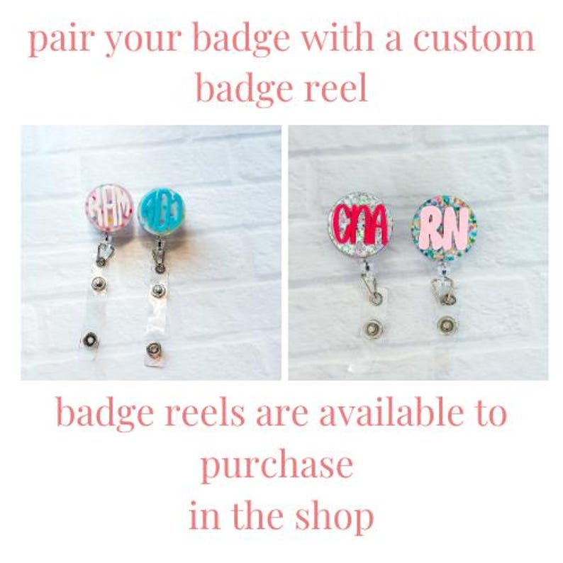 Custom Badge Buddy for ID Card, ID Badge Holder, Lab Badge Buddy, Marker Parker, Medical Badge, X-Ray Badge,Badge Holder for Nurse image 4