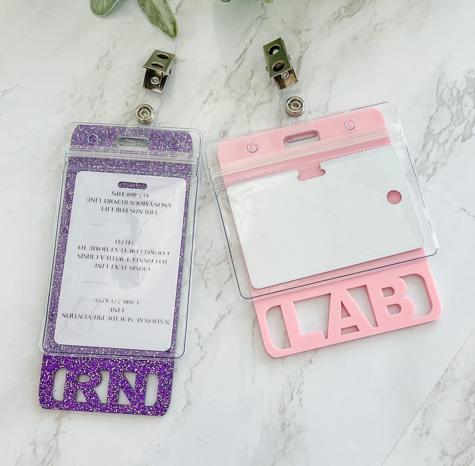 Oversized Custom Badge Buddy Work ID Badge Lab Badge Buddy - Etsy