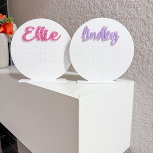 CustomRound Earring Stand, Personalized Jewelry Display for Earrings, Stylish Earring Holder, Jewelry Organizer, Gift for Her