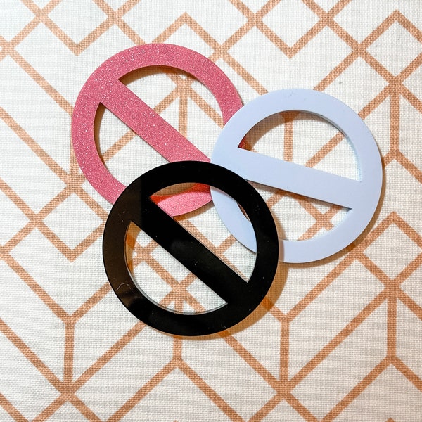 T-Shirt Slide, 90's T-Shirt Ring, Acrylic T-Shirt Ring, Shirt Ring, Shirt Slide, Scarf Slide, T-Shirt Clip, Ring and Shirt Slide