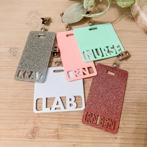 Badge Buddy, Work ID Badge Holder, Double Line Badge Buddy for ID Card,Lab Badge Buddy,Marker Parker, Medical Badge, X-Ray Badge, Badge Reel