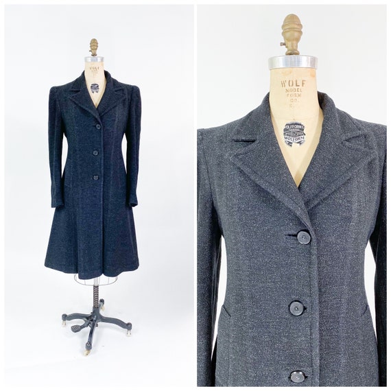 Perfect! Vintage 1940s Eyelash Wool Long Princess