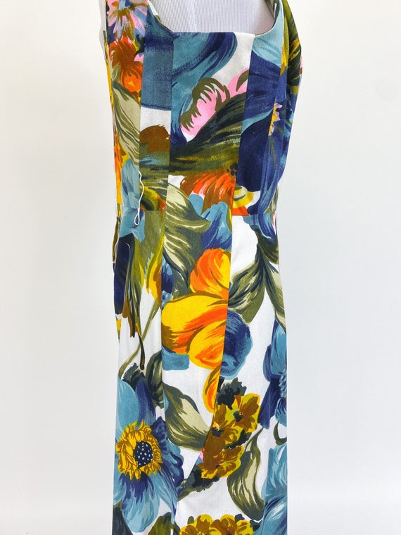 Killer! Vintage 1960s Tropical Hawaiian Print Wid… - image 6