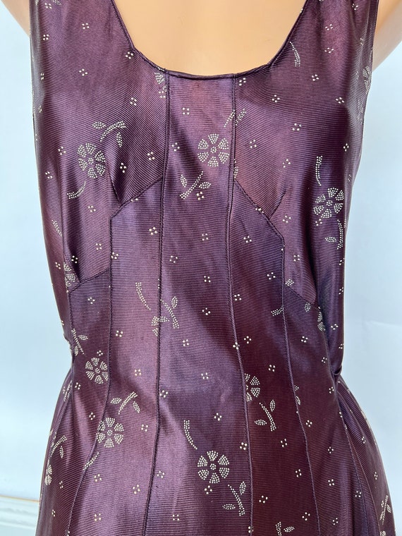 Fab! Vintage 1930s 30s Silky Floral Print Rayon P… - image 6