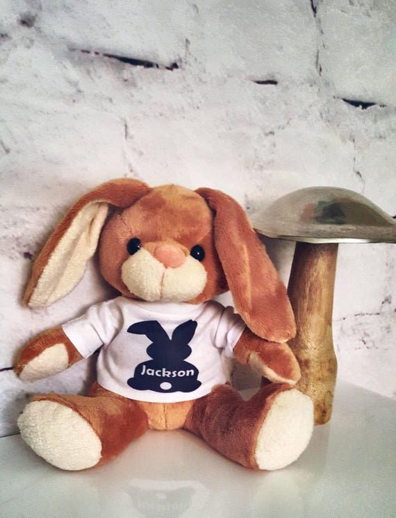 personalised easter bunny teddy