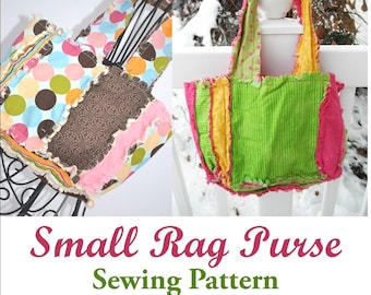 Patchwork Bag PDF Quilt Patterns, Easy to Make Small Quilted Bag Tote Bag Patterns Ebook PDF