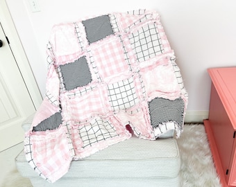 Easy Peasy Baby Rag Quilt Pattern, PDF Quilt Patterns for Nursery Decor, PDF Sewing Patterns