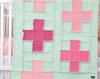 Plus Rag Blanket Pattern | X Easy Rag Quilt PDF | Ragged Time Tutorial