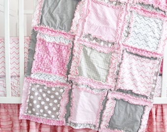 Easy Peasy Baby Rag Quilt Pattern, Baby Quilt Pattern, Kid Sewing Pattern, Easy Quilt Pattern, DIY Fast Flannel Blanket PDF for Girls & Boys