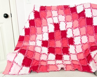 Around the World Rag Quilt Pattern | Beginner Patchwork Sewing Tutorial (PDF Download)