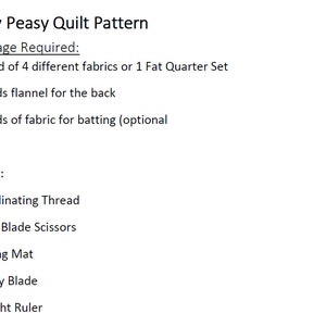 Flower Applique Rag Quilt Pattern PDF, Easy Quilt Pattern for Baby Rag Quilt and Toddler Girl Bedding image 10