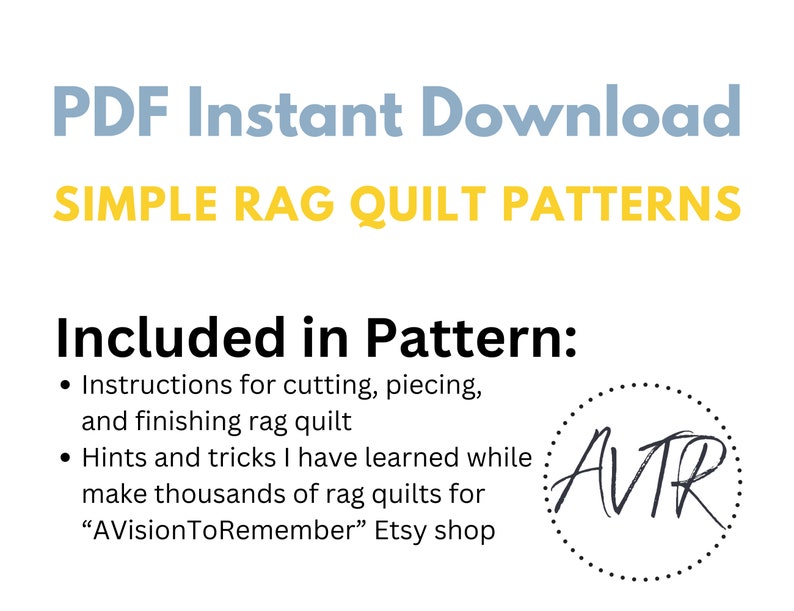 Rag Baby Quilt Patterns PDF Sewing Patterns, Hexagon Quilt Pattern, Modern Baby Quilt image 4