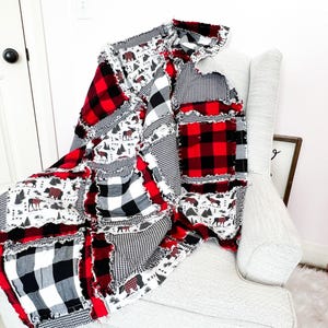Easy Peasy Rag Quilt Pattern PDF – Beginner-Friendly Baby Quilt Pattern, Make Any Size, Instant Download, DIY Quilting Tutorial