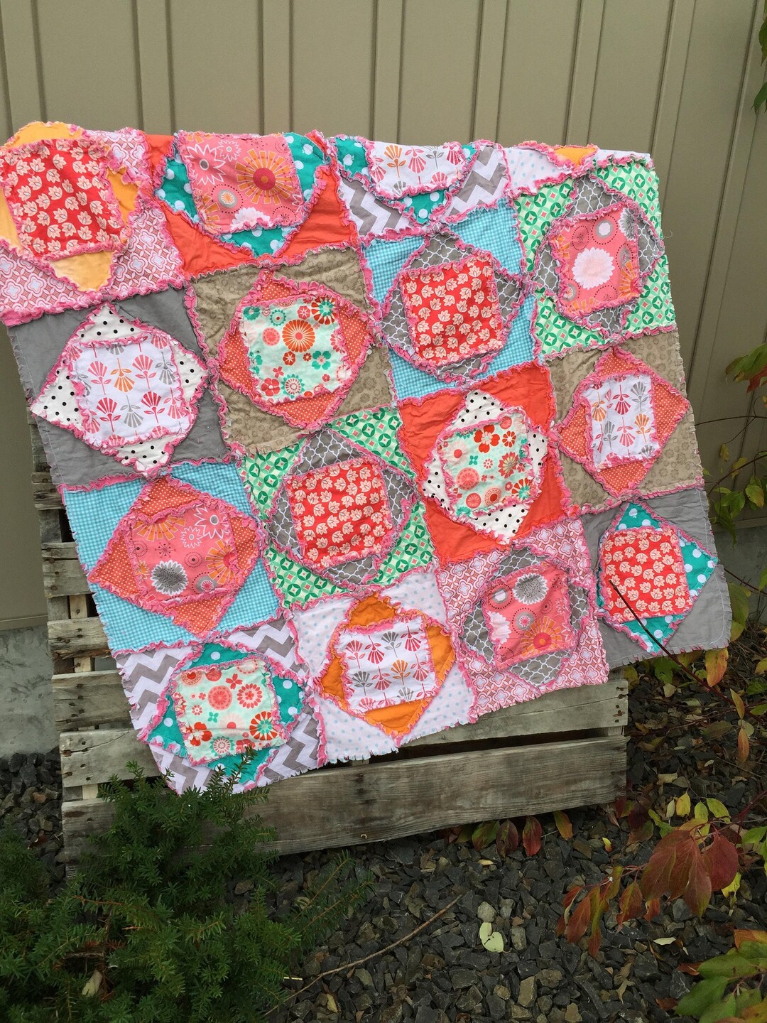 Square Rag Economy Square Rag Quilt Pattern PDF, Easy Baby Quilt Patterns ...