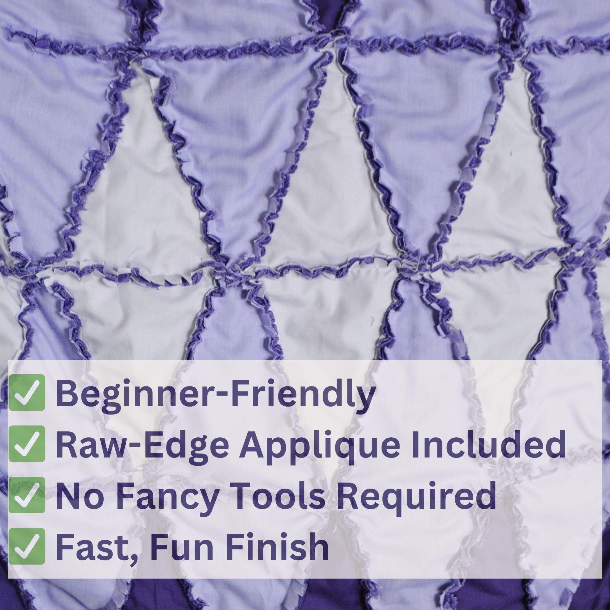 Modern Triangle Rag Quilt Pattern PDF | Baby Quilt Patterns, Easy DIY ...