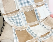 Easy Peasy Rag Quilt Pattern PDF – Beginner-Friendly Baby Quilt Pattern, Make Any Size, Instant Download, DIY Quilting Tutorial
