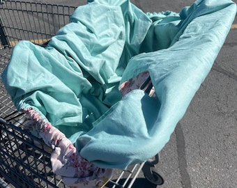 Shopping Cart PDF Children Sewing | Easy Washable Pattern Trolley Shop Liner Cover | Travel Gear Grocery Newborn Essentials | DIY New Mom