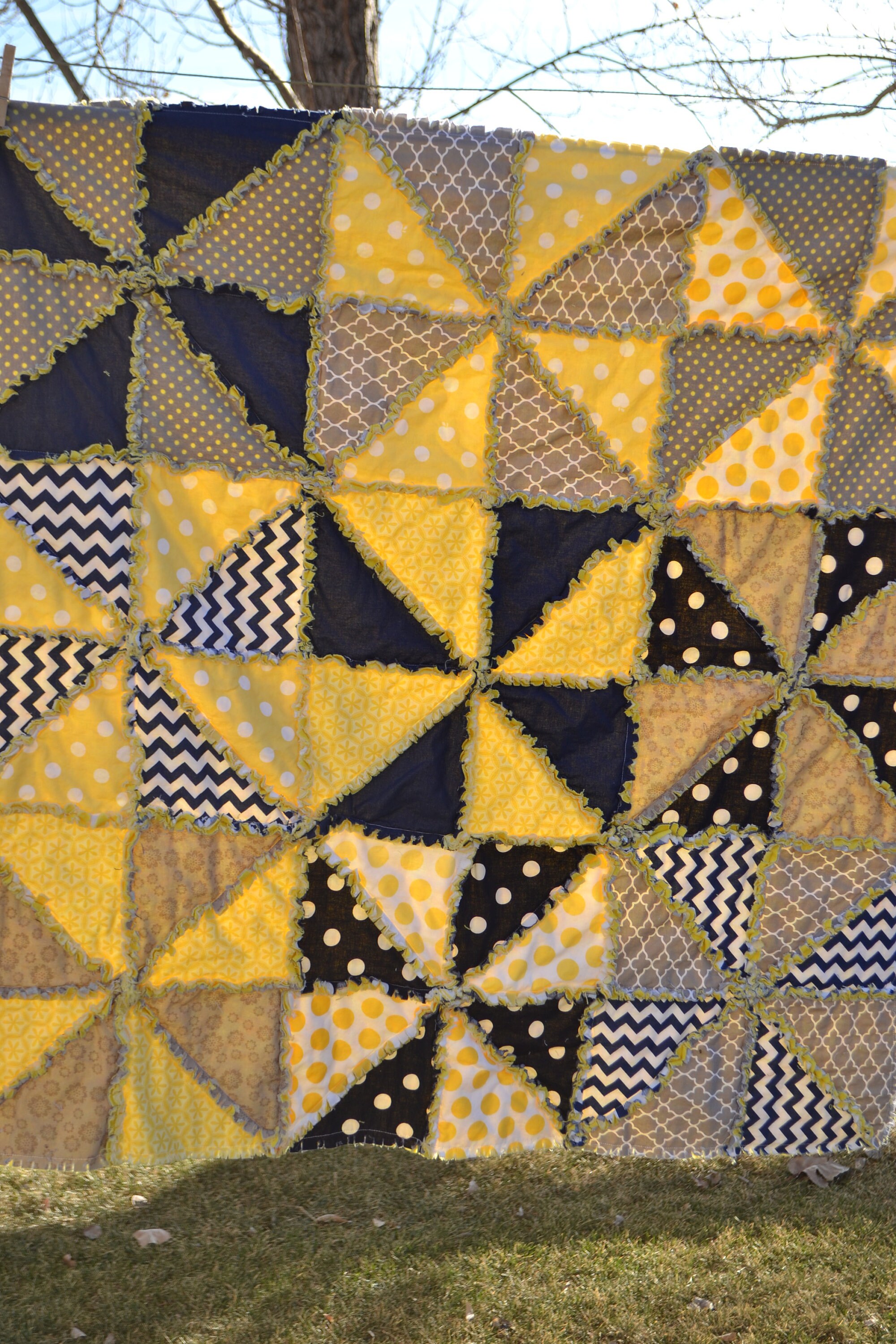 Pinwheel Rag Quilt Pattern Baby Quilt Pattern Quilt Patterns Etsy