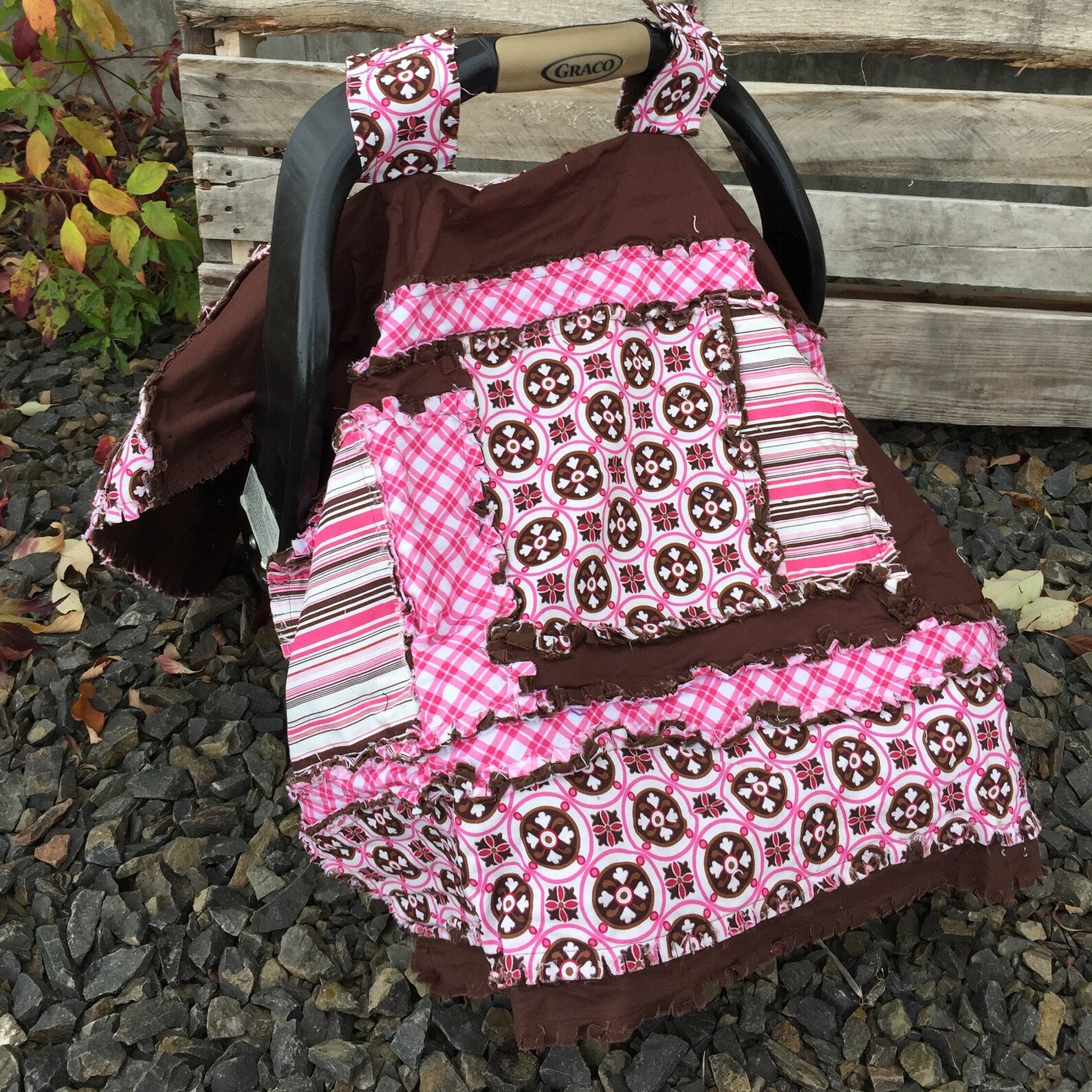 Car Seat Cover Baby Quilt Pattern PDF Baby Rag Quilt Etsy