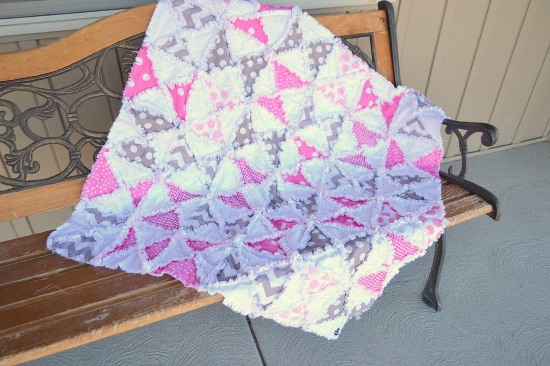 Hourglass Rag Quilt PDF Pattern | Baby Girl Quilt, Boy Quilt Pattern ...