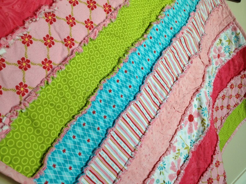 Easy Rag Quilt Pattern Strip Rag Quilting Birthday Gift PDF Etsy