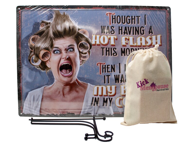 Funny Menopause Gift Set for Women With Survival Kit Metal Etsy
