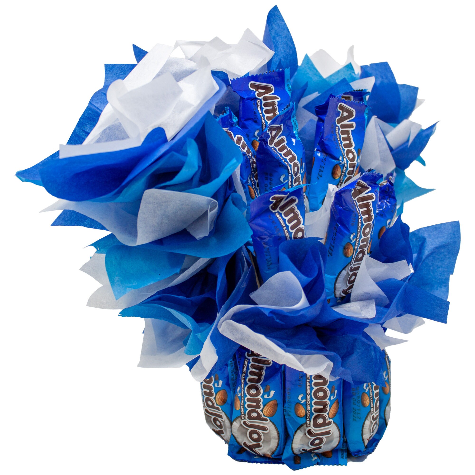 Almond Joy Fun Size Candy Bar Bouquet Gift for Birthdays | Etsy