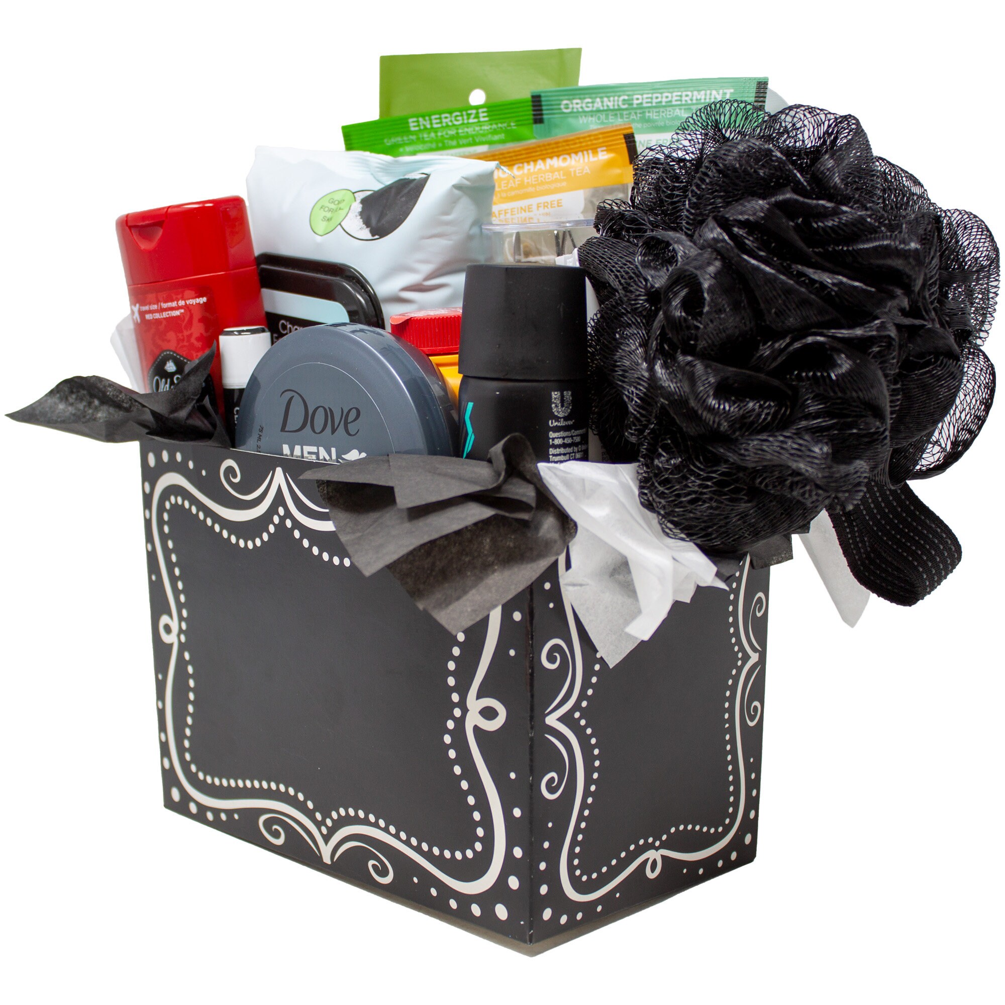 Men's Spa Gift Basket for Relaxation and Stressrelief Etsy