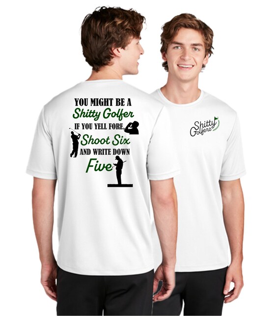 Men s Funny Golf Shirts Yell Fore Adult Humor Graphic Tees Funny