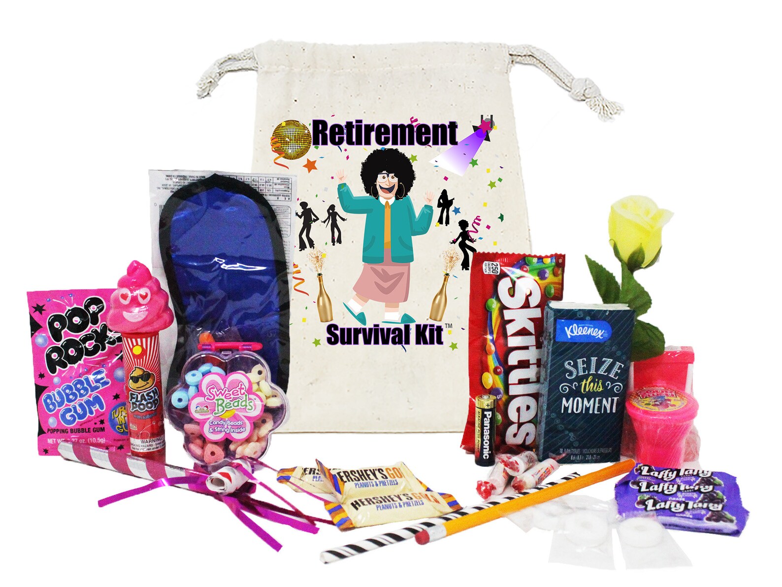 Funny Survival Kit Retirement Gift for Women with Words of Etsy