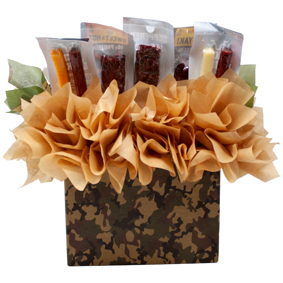 Fun Sportsman Gift Idea. Assorted Jerky Nuts and Energy Shots Etsy