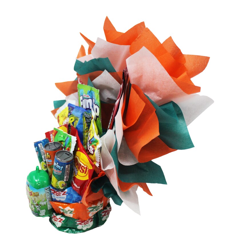 Candy Bouquet for Boys Creatively Crafted with Name Brand Etsy
