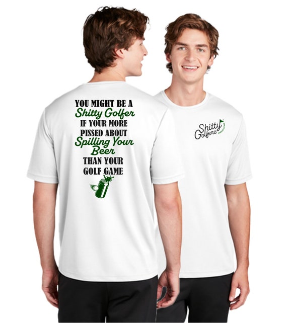 Funny golf shirts sale