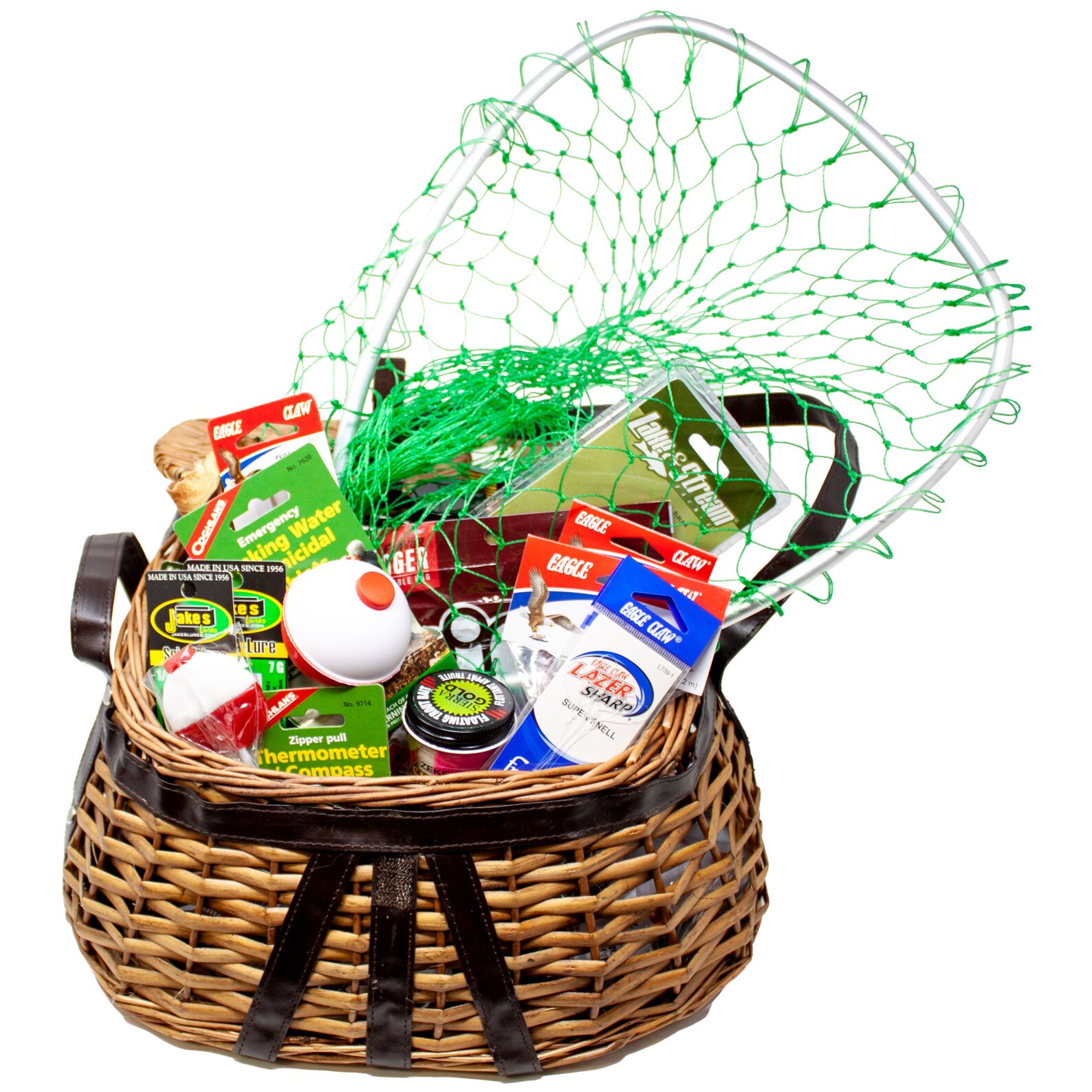 Fishing Creel Gift Basket Jampacked With Useful Fishing Etsy