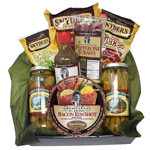 Bloody Mary Gift Basket With Extra Horseradish Etsy