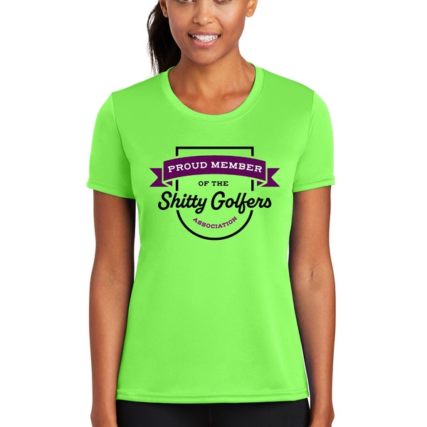 Proud Member of the Shitty Golfers Association - Funny Ladies Golf Shirts