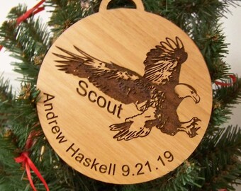 personalized eagle scout ornament