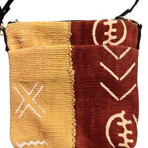 Jennah Collection of Authentic Mudcloth Crossbody Mini- Bag