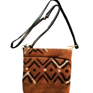 Nylah Collection of Authentic Mudcloth Crossbody Mini- Bag