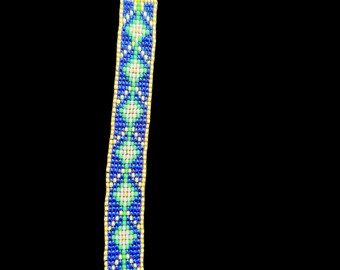 Pulsera de cuentas para mujer - Pulsera tejida a mano - Pulsera de cuentas tejida a mano - Regalo para ella - Pulsera de diseño islámico