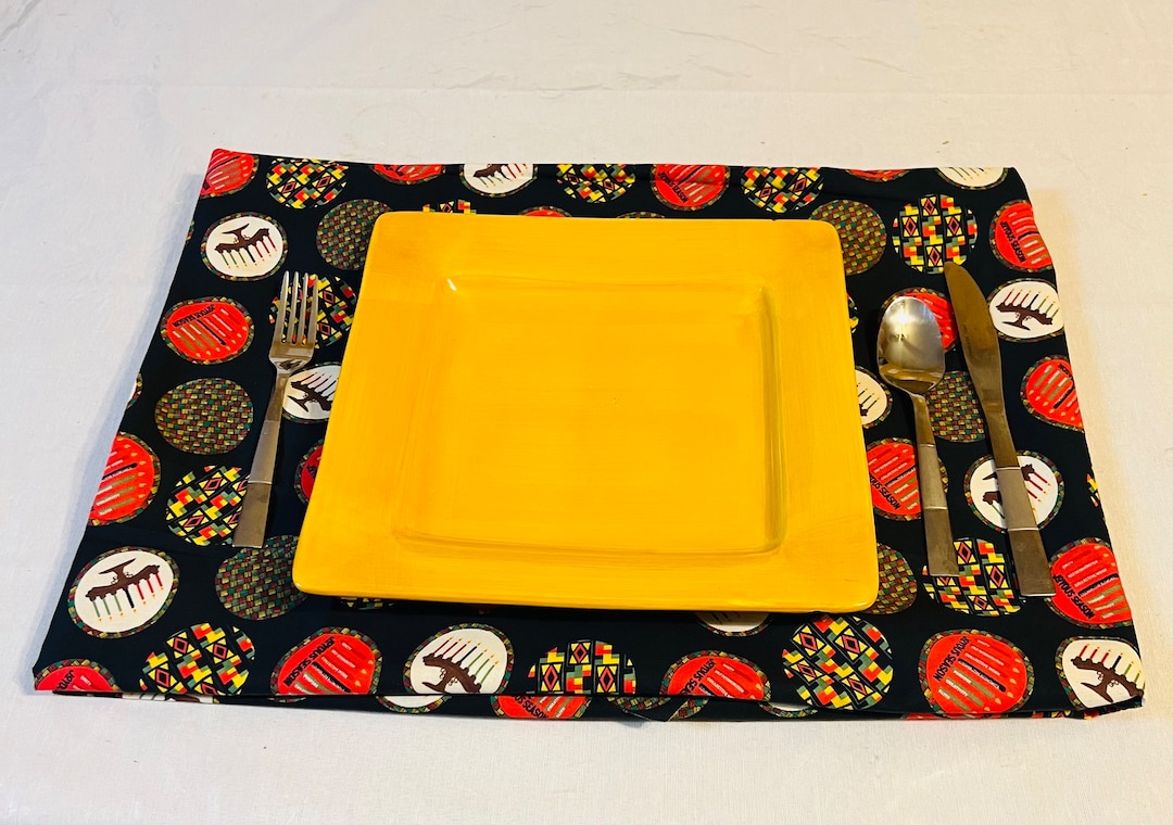 Kwanzaa Placemat Set of 4 Etsy