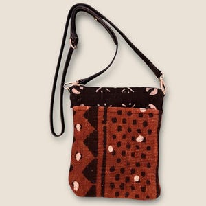Sheena Collection of Authentic Mudcloth Crossbody Mini- Bag