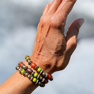 Boho Design Stretch Beaded Bracelet
