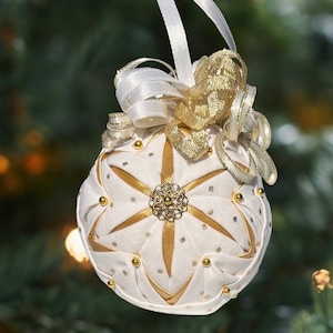 Quilted Fabric Holiday Ornament
