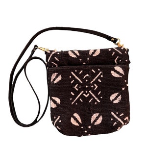 Nylah Collection of Authentic Mudcloth Crossbody Mini- Bag