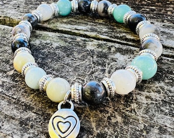 Women's Beaded Bracelet-Stretch Beaded Bracelet-Gift for Her-Handmade Beaded Bracelet- Stretch Bracelet