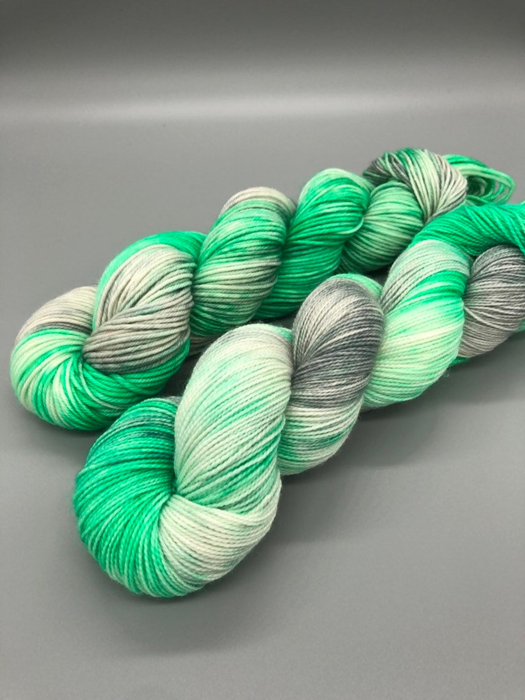 You Stole My Lucky Charms Sock Yarn, Green SW Merino