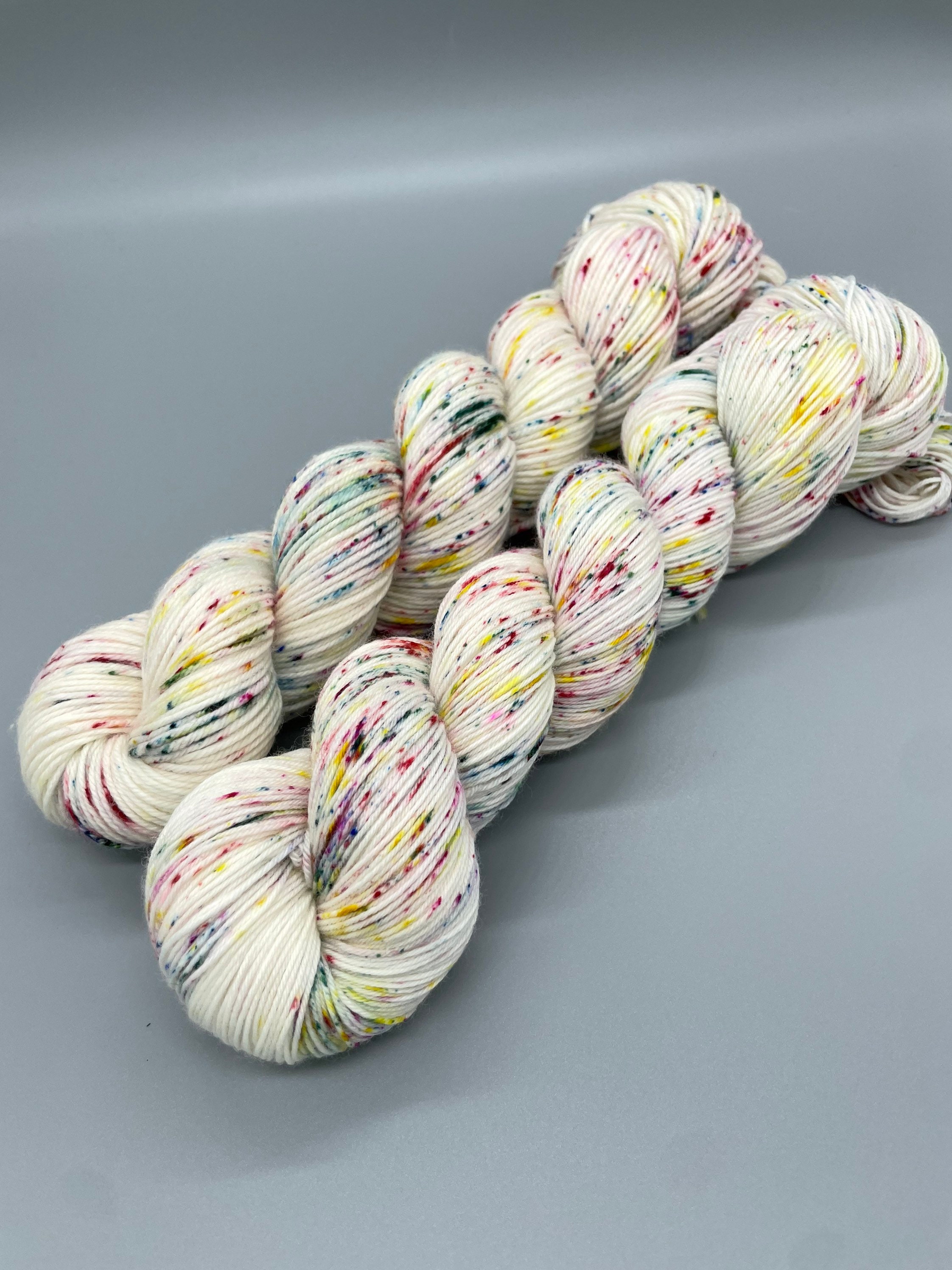 Yarn is life. Speckled yarn is life force. I love dyeing yarn so much 😻 :  r/YarnAddicts