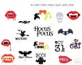 Halloween bundle svg, Silhouette and Cricut Cut Cutting file, svg files, Hocus Pocus SVG, Vampire Lip SVG, The Boo Crew SVG, Squad Girl svg product logo